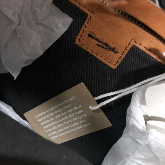 Madewell Mini Lorimer Backpack English Saddle Dist - Picture 6 of 7